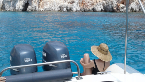 Relax under the warm sun while anchored in quiet, secluded harbors