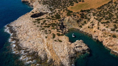 Explore remote beaches only accessible by sea