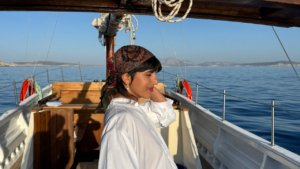 Naxos East Coastline 2-hour Traditional Boat Sunset & Sushi Cruise from Panermos photo