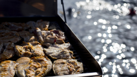 Share a romantic dinner prepared fresh onboard