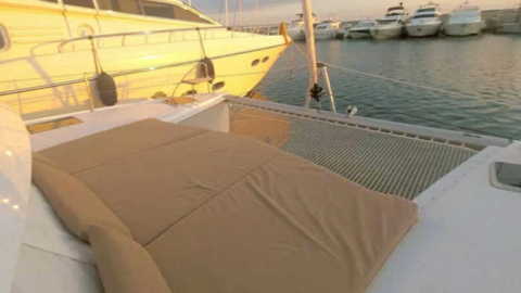 Lounge in comfort and elegance aboard a premium sailing vessel