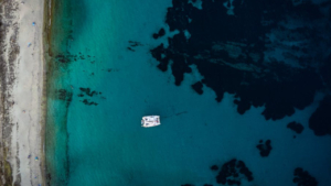 Feel the peace of a serene day at sea with breathtaking views