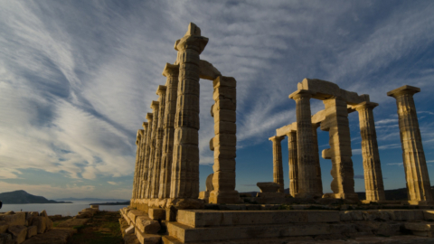 The ancient Greek beauty is breathtaking