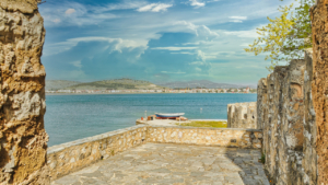 Nice sea view from inside the castle