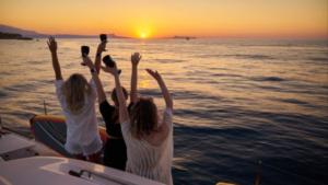 Enjoy the best time of the day at sea