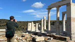 The impressive Temple of Demeter in Sangri