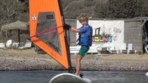 Feel the excitement of catching wind and waves during your first windsurf experience