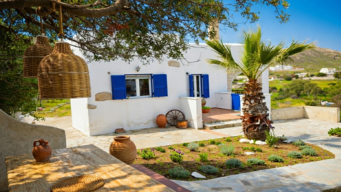 Explore the peaceful gardens filled with local produce and Mediterranean aromas
