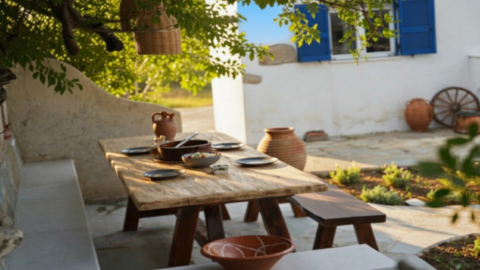Walk through the countryside and admire the beauty of nature and sea views